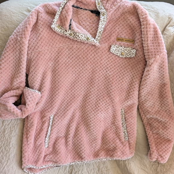 Simply Southern Pink Pullover - Picture 1 of 4